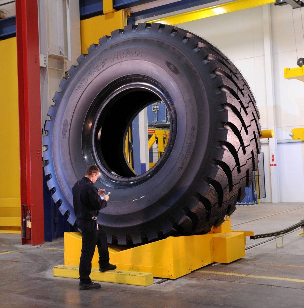 Este pneu tem altura de girafa!